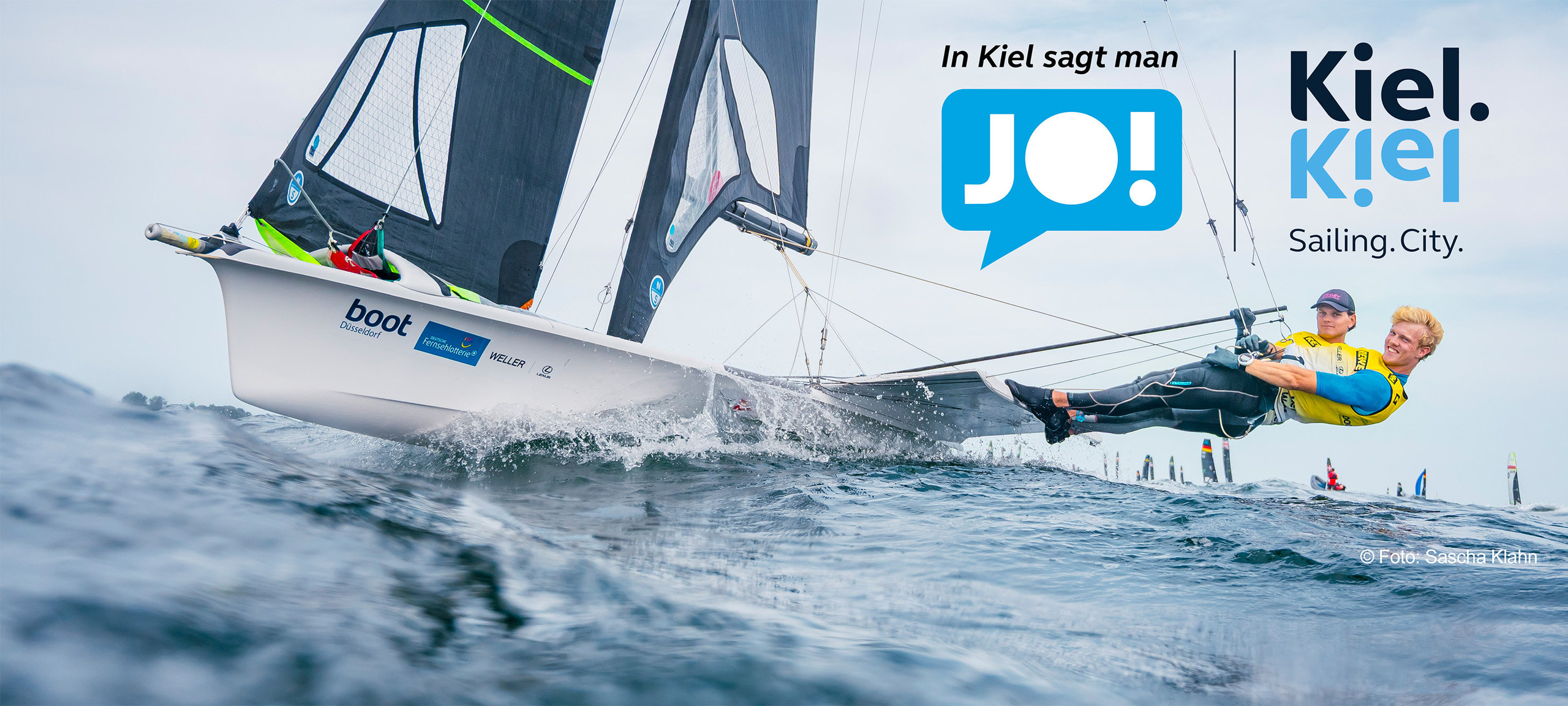 Grafik zu Jo! zu Olympia mit Segelbild
