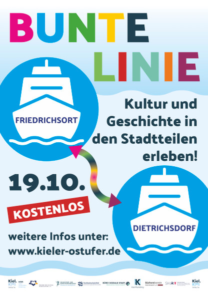 Plakat Bunte Linie