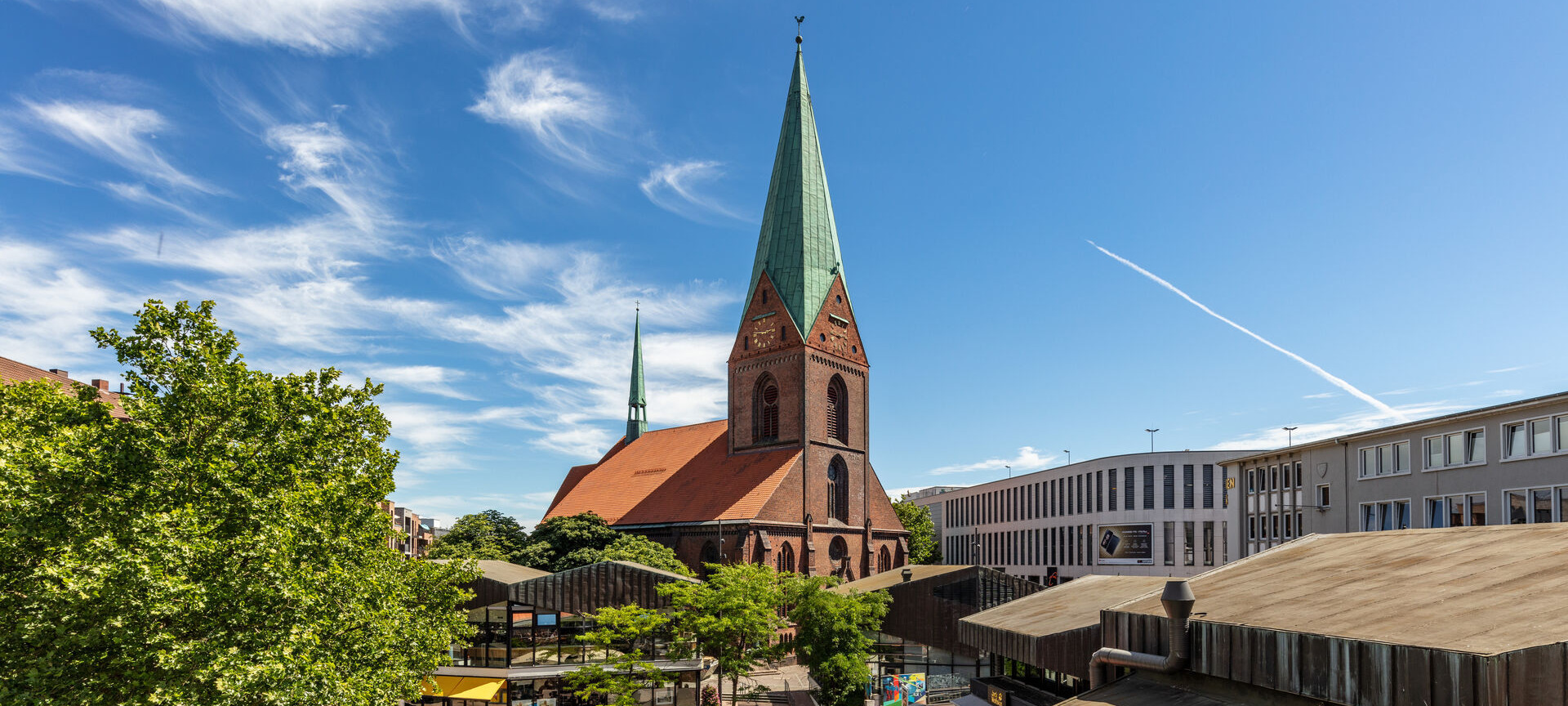 Die Nikolaikirche in der Kieler Innenstadt