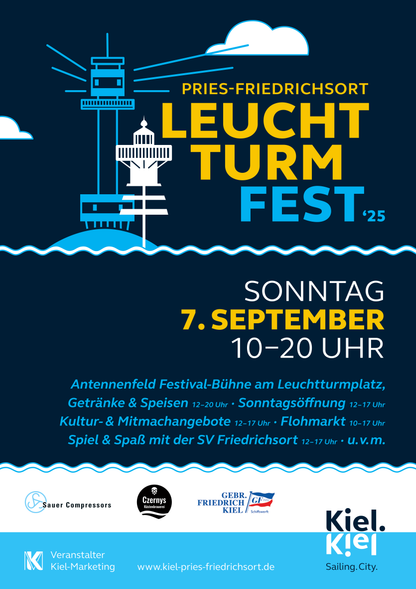 Plakat Leuchtturmfest Friedrichsort