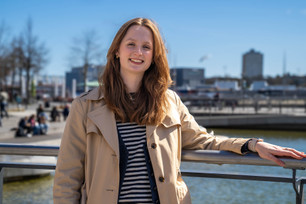 Quartiersmanagerin Isabell Koszowski