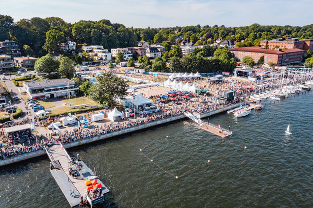 Ocean Race Fly By an der Kiellinie
