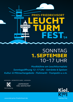 Plakat Leuchtturmfest Friedrichsort