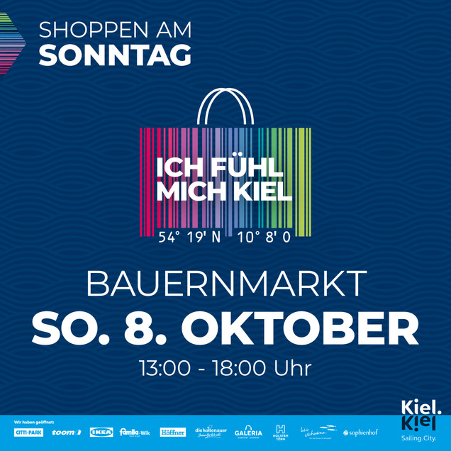 Ich fühl mich Kiel Plakat Bauernmarkt