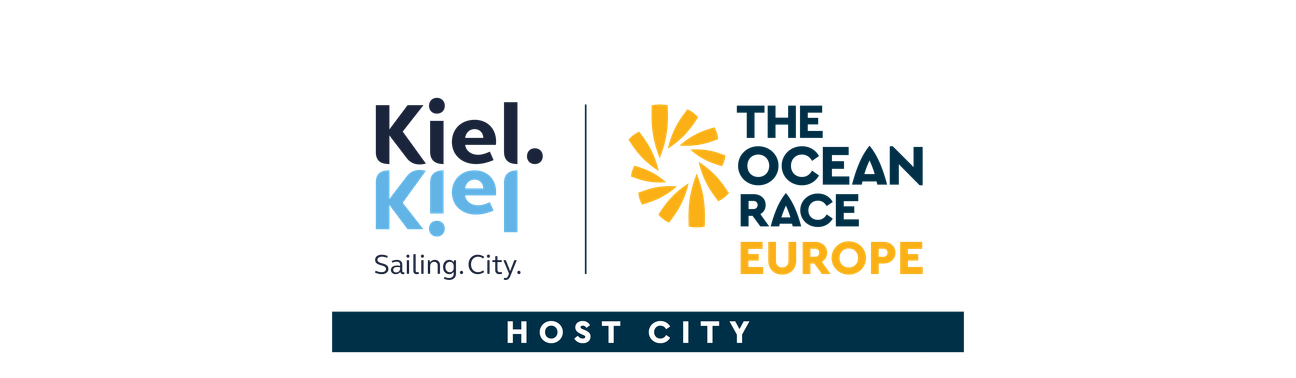 Logos The Ocean Race Europe, Kiel.Sailing.City und Kiel-Marketing